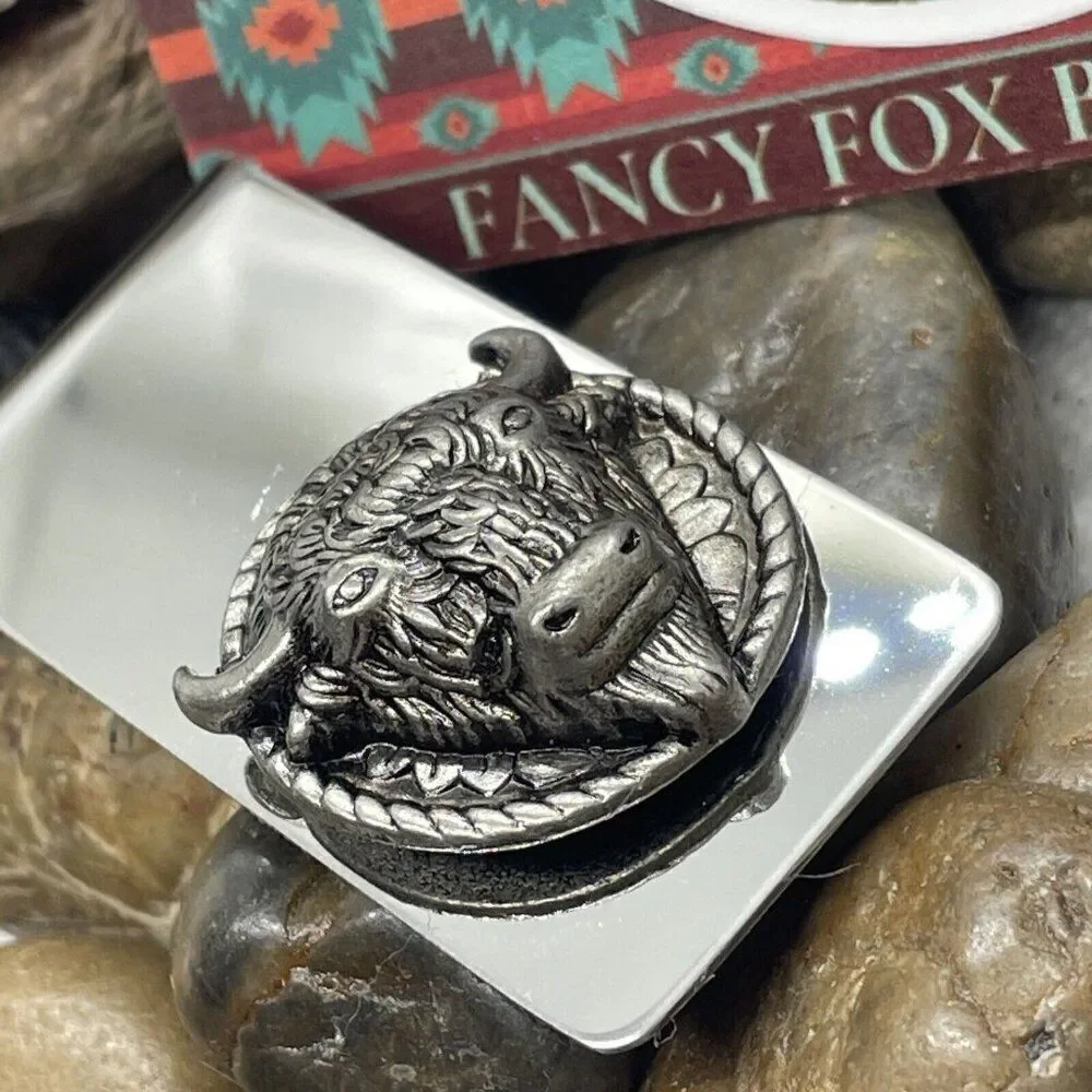 Money Clip Stainless Steel Quality Wedding Party Gift Buffalo Southwest western